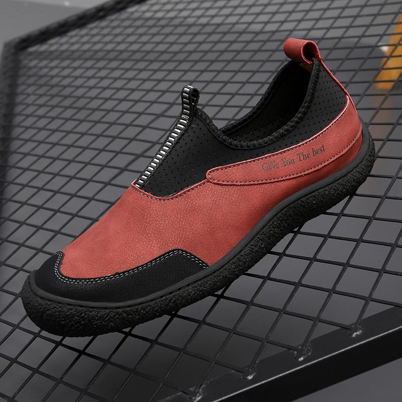 Çok Satan Erkek Dış Mekan Yürüyüş Ayakkabıları Avrupa Amerika Kalın Tabanlı Aşınmaya Dayanıklı Oxford Ayakkabılar Nefes Alabilen Erkek Kamp Ayakkabıları