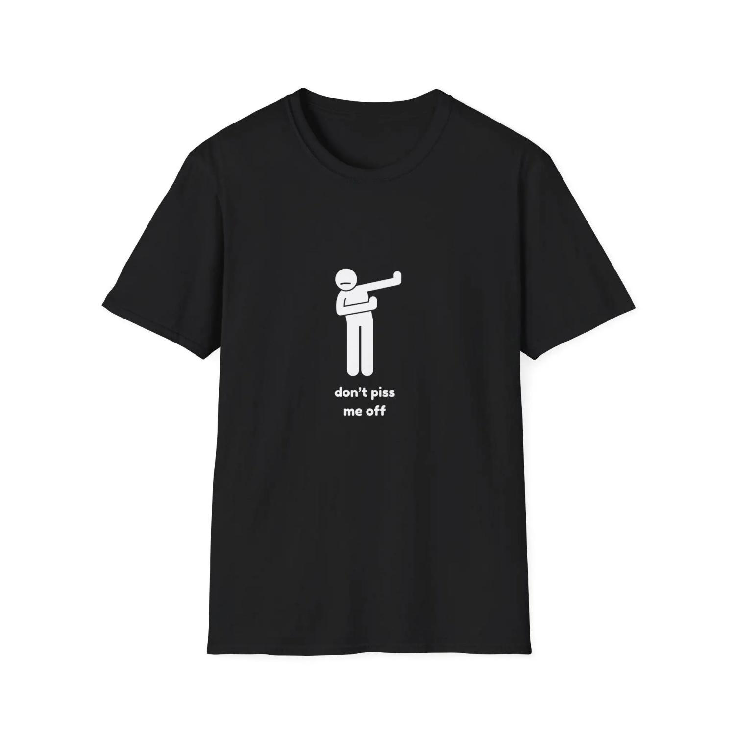New Summer Women Casual Tshirt Comfortable Don t Piss Me Off Funny Humor T-Shirt Printed Fashion Short Sleeves Clothes S