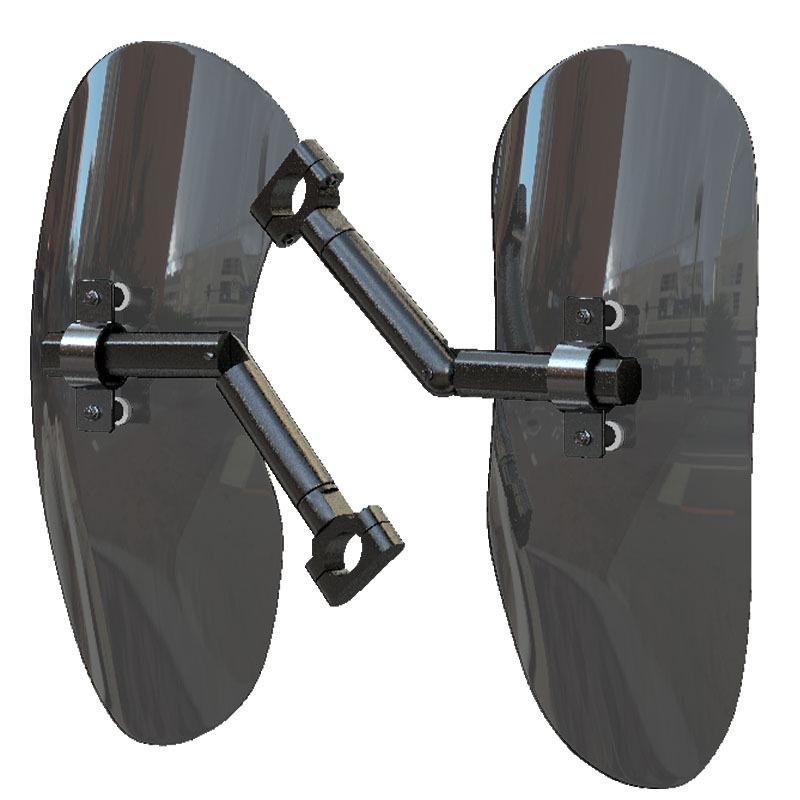 Motorcycle Suzuki DL250 Windshield & Knee Pad Deflector