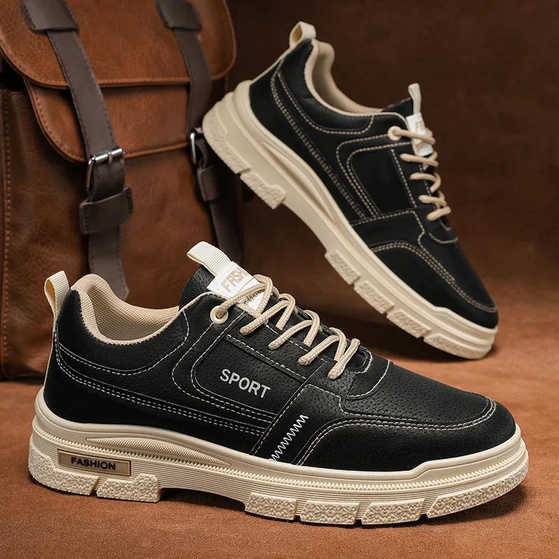 Men's Shoes Four Season New Soft-sole Non-slip Casual Shoes Outdoor Walking Shoes Student Sneakers Male Tooling Shoe Zapatillas