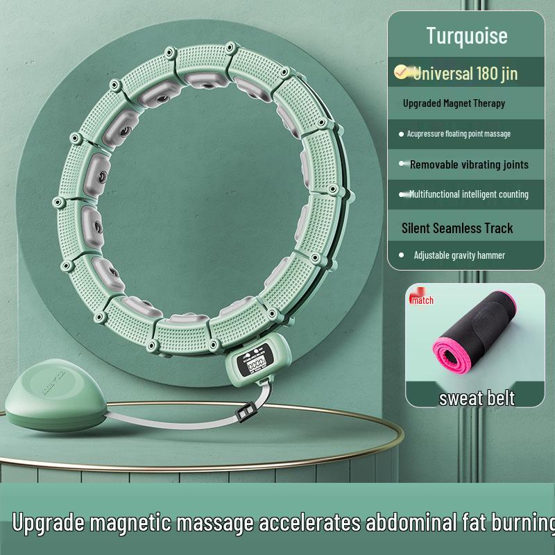 Women's Smart Magnetic Hula Hoop - Detachable, Thickened, Waist-Friendly for Abdomen Reduction and Weight Loss