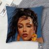 DDoja Cat Doublesided Printed Square Decorative Cushion Cover for Sofa Living Room Home Decor