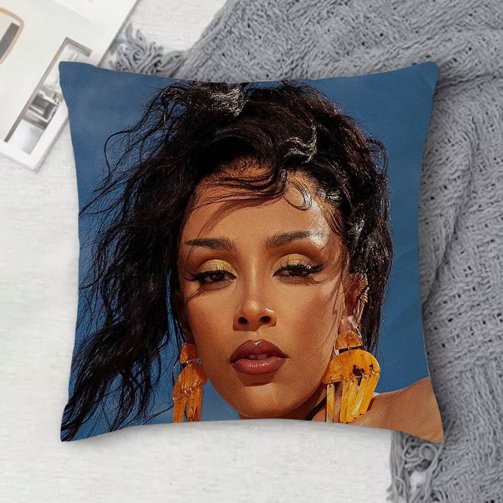 DDoja Cat Doublesided Printed Square Decorative Cushion Cover for Sofa Living Room Home Decor