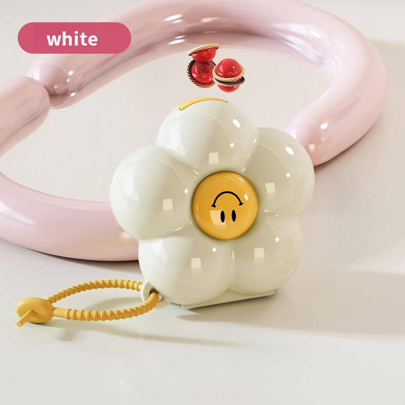 

Portable Mini Storage Box with Floral Design with Compartments and Excellent Sealing Performance Travel Multipurpose Jewelry Box білий