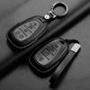 Leather Car Key Case Cover Holder Keychain Shell for Chevrolet 2017 2018 2019 Malibu Camaro Cruze Traverse Sonic Volt Equinox