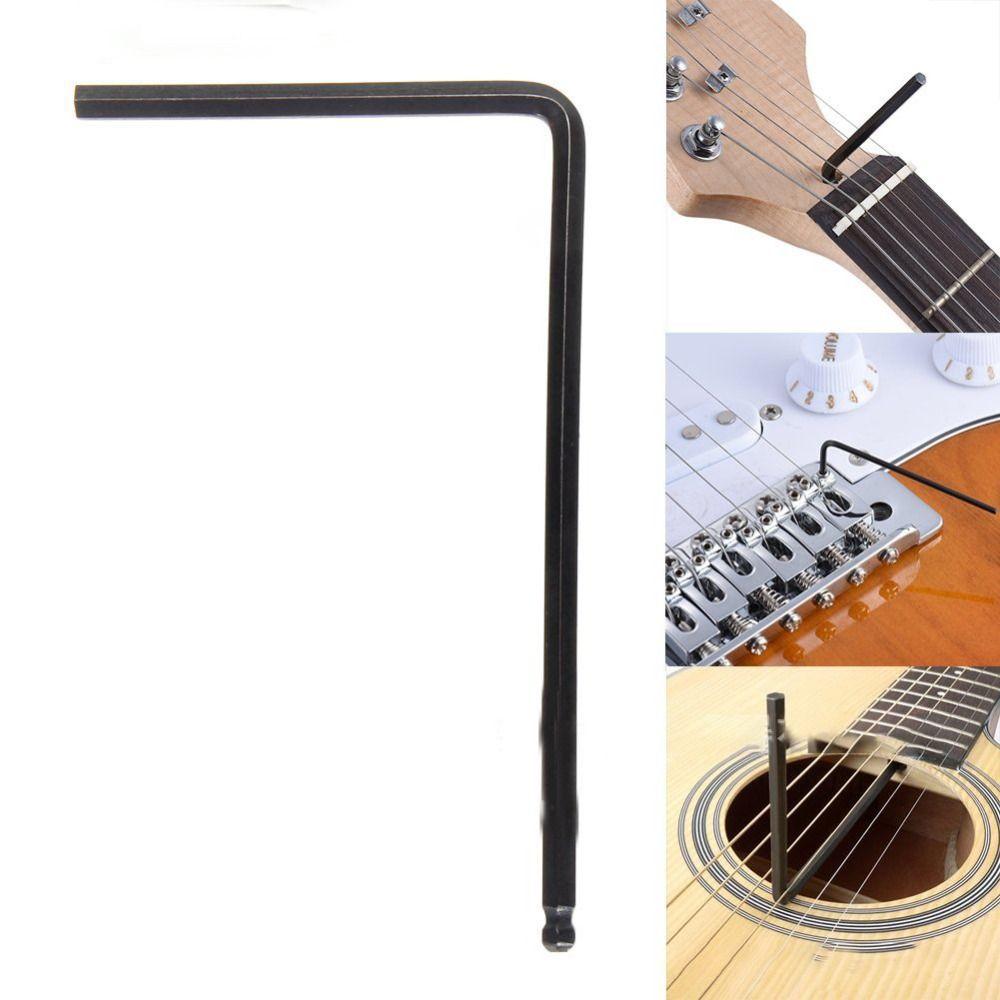 Metal Ball End Guitar Truss Rod Tool 4mm/5mm Regular Hex Wrench Truss Rod Acoustic Guitar Wrench