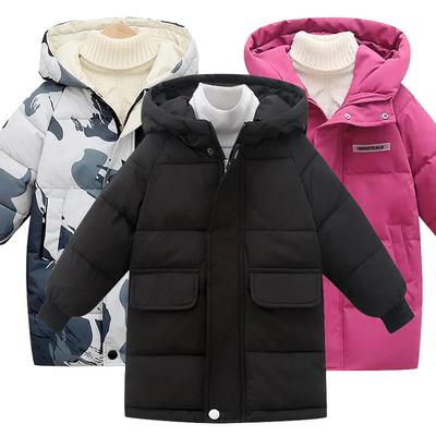 Nueva chaqueta de plumón para niños, ropa de invierno para niñas, ropa acolchada de algodón coreano, abrigo grueso para bebés