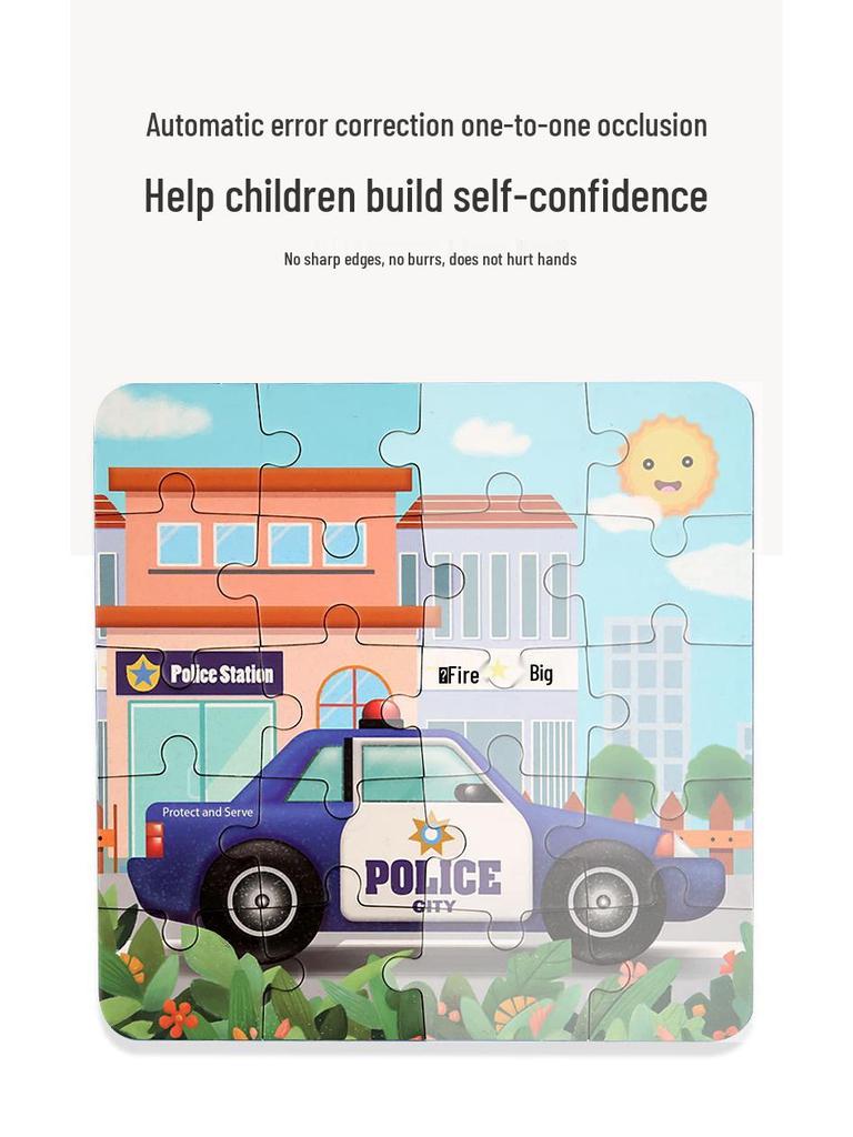 Portable Magnetic Puzzle Book for Early Childhood Education