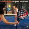 IANONI PR8300 RED Paddle Tennis Racket Carbon Fiber Custom Logo EVA Foam Core Grip Padel Racket