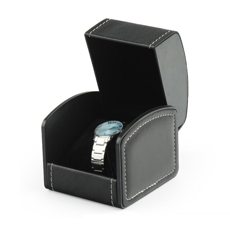 PU Leather Flip-top Watch Box - Luxury Storage Case for Wristwatch & Mechanical Watch, Packaging Organizer for Men Women