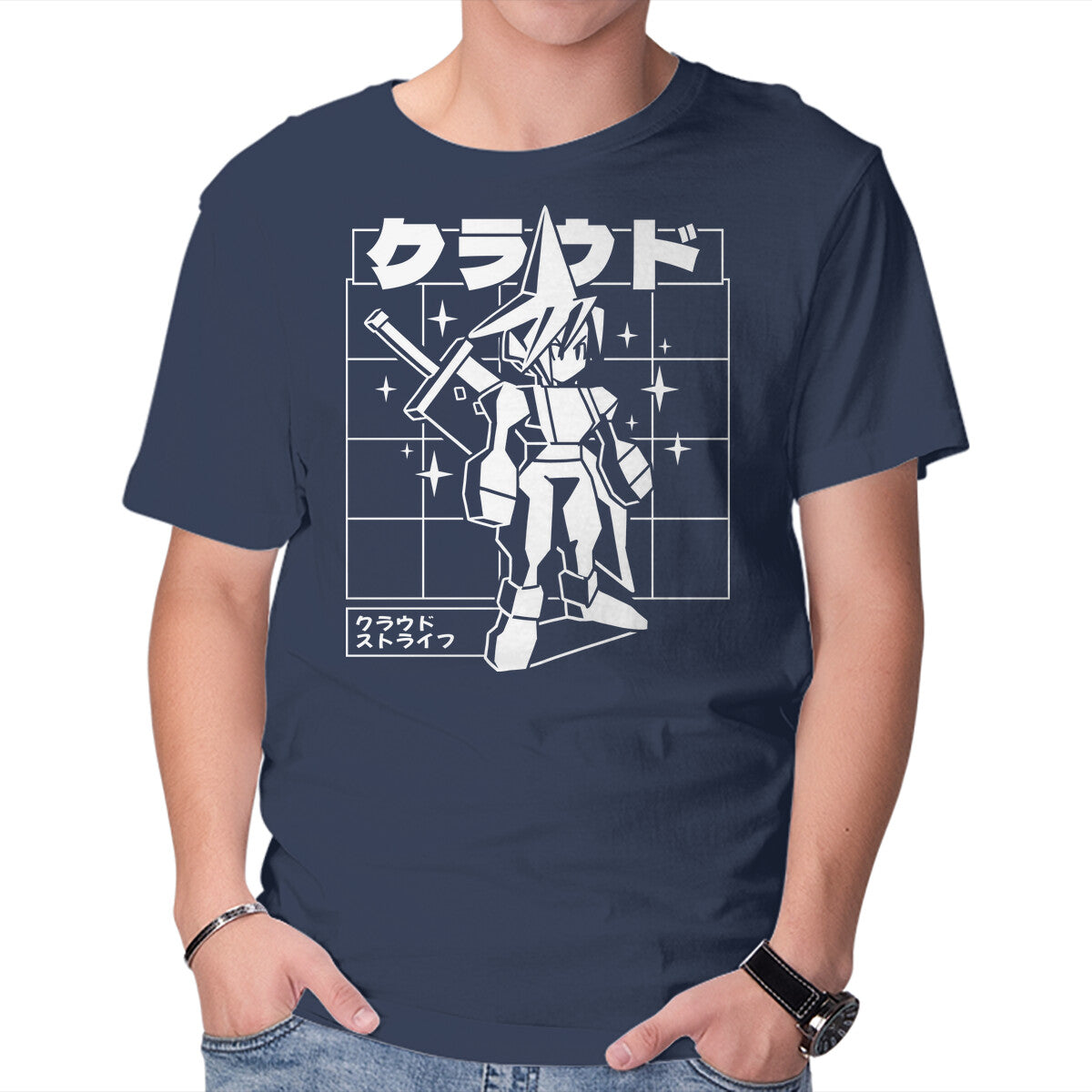 Unisex Crew Neck T-Shirt Polygonal Soldier Graphic Short Sleeve Casual Tee XXXXL