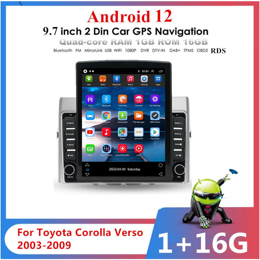 

For Toyota Verso navigation all-in-one machine 03-09-9.7 inch standard configuration