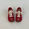 Retro lightweight thick-soled inner height-increasing running shoes women's summer new round head versatile shoes tide