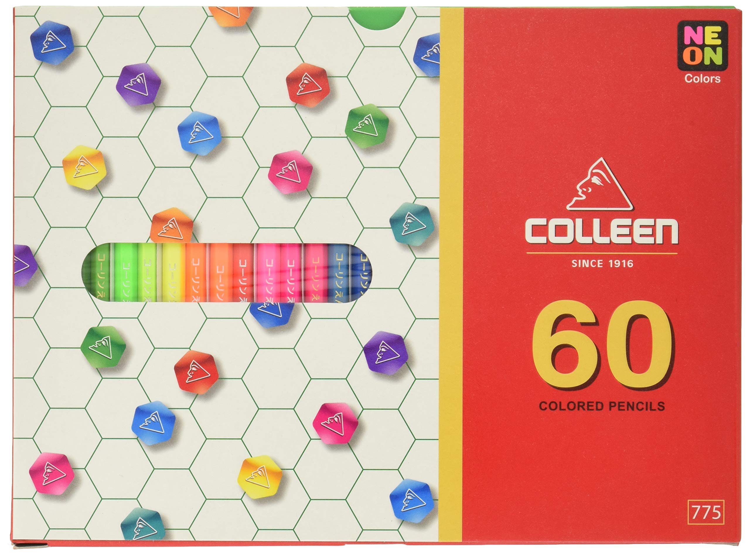 

Korin Pencil 775 Hexagon 60 colored paper boxed colored pencils 775-60