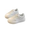 2025 small thick-soled heightening little white shoes women's new spring and summer casual versatile Korean sports round head board shoes