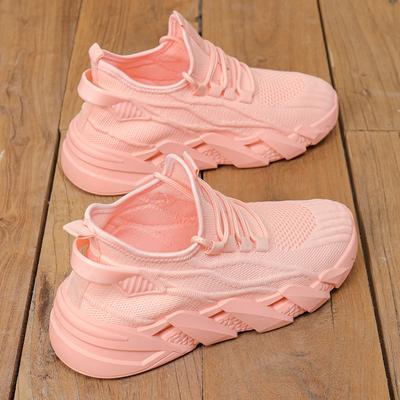 2025 Novos Sapatos Femininos Verão Respiráveis casuais Sapatos de Malha Sola Macia para viagem Sapatos Casuais outdoor Tênis de Alta Qualidade