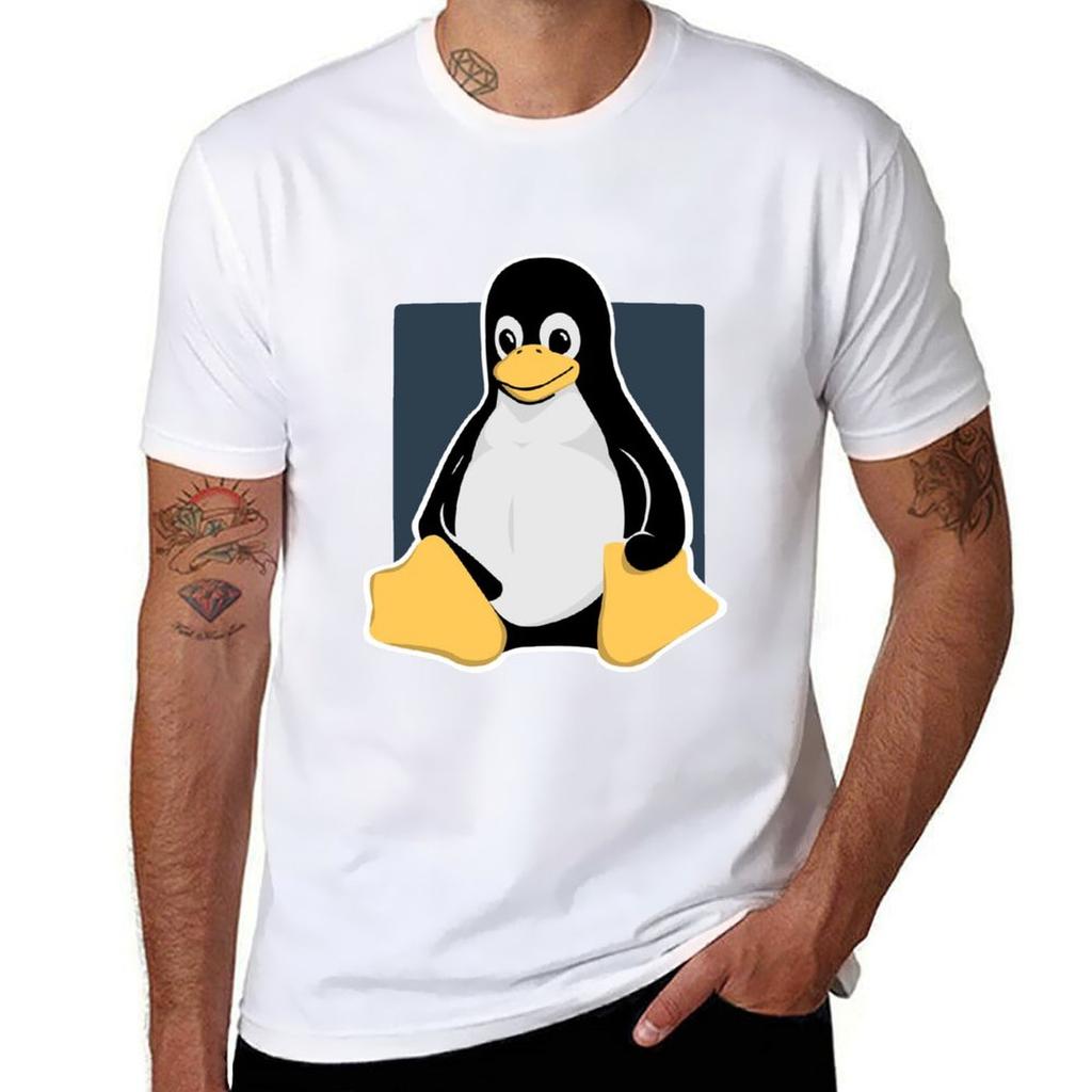 Tux Vector Tshirt Outdoor Sports Lightweight Tee