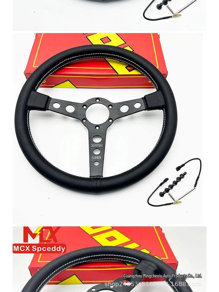 14-inch JDM Universal Racing Steering Wheel with Quick Release