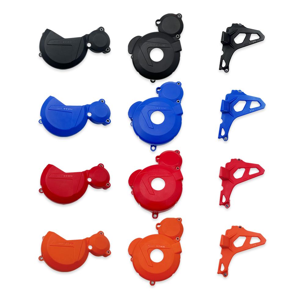 For ZONGSHEN CBS300 NB300 Motorcycle Ignition Cover Drive Sprocket Cover Clutch Cover Plastic Engine Protector Cover