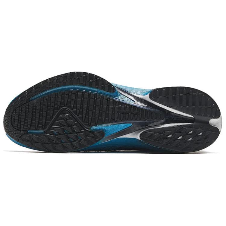 Anta Mach 3.0 Shock Absorbing Non-Slip Low-Top Casual Running Shoes Men Sneakers Black Blue 812335583-4