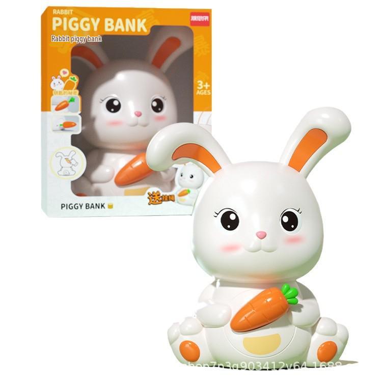 

Cartoon Rabbit Piggy Bank: Large Capacity, Durable Savings Gift for Kids