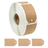 Naklejki z papieru Kraft Puste etykiety Ręcznie robione artykuły papiernicze Etykiety na prezenty Papier dekoracyjny Etykieta na słoik z przyprawami Naklejka do zaklejania kopert DIY