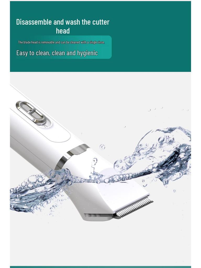 Digital Display Pet Nail Grinder & 4-in-1 Electric Shaver with USB Charging