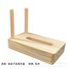 BRSolid Wood Desktop Tissue Box Home Living Room Storage Container Double-layer Storage Rack Napkin Holder Toilet Paper HolderEY
