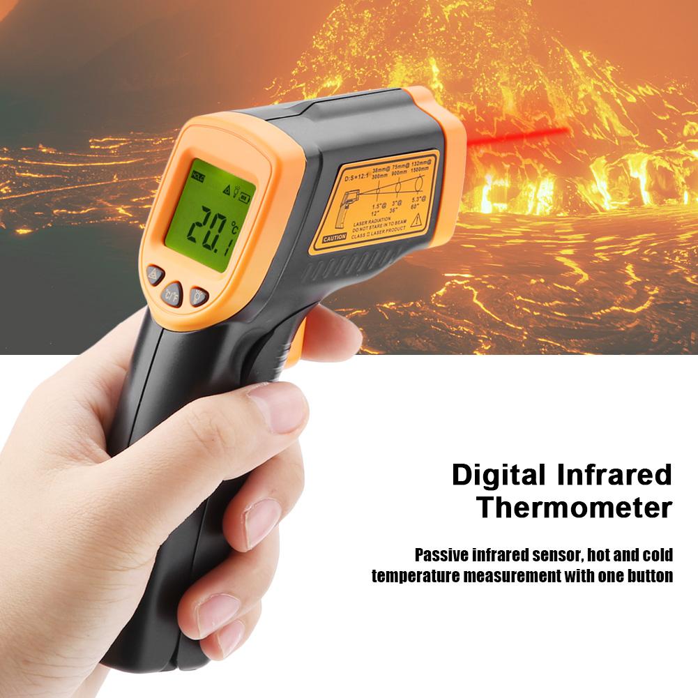 SMART SENSOR AR320 No Contact LCD Display Laser Digital Infrared Thermometer  32 Celsius  380 Celsius