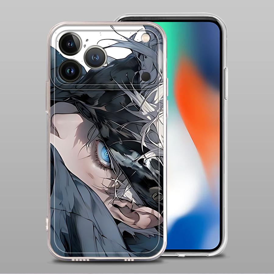 Case for iPhone 17 Pro Max 14 Plus 13 Pro Air XR 16 11 12 Mini 15 XS Max 7 8 Soft Phone Cover J-Jujutsus K-Kaisens