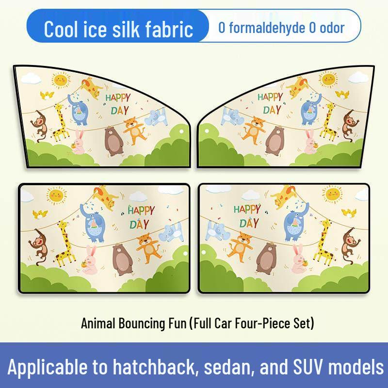 Car Privacy Blackout Curtains: Sunshade for Rear Window and Stroller