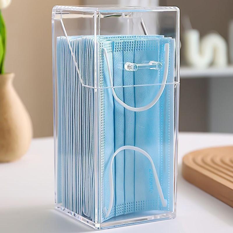 Mask Storage Box Wet Tissue Box Baby Wipes Dispenser Holder Household Dust-proof Tissue Box With Lid Kitchen Seal Design