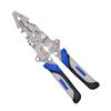 Foldable wire stripper, pulley design multi-function electrician wire splitter wire winding pliers crimping pliers hand tool