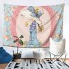 Kawaii Sarah Kay Tapestry Wall Hanging Aesthetic Home Decoration Tapestries for Living Room Bedroom