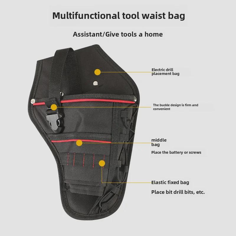 Przenośna torba na narzędzia elektryka - trwała, odporna na zużycie, wisząca do przechowywania kluczy elektrycznych i narzędzi konserwacyjnych