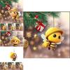 Adorable Acrylic Bee Festival Car Hanging Decoration For Unique Interior Charm