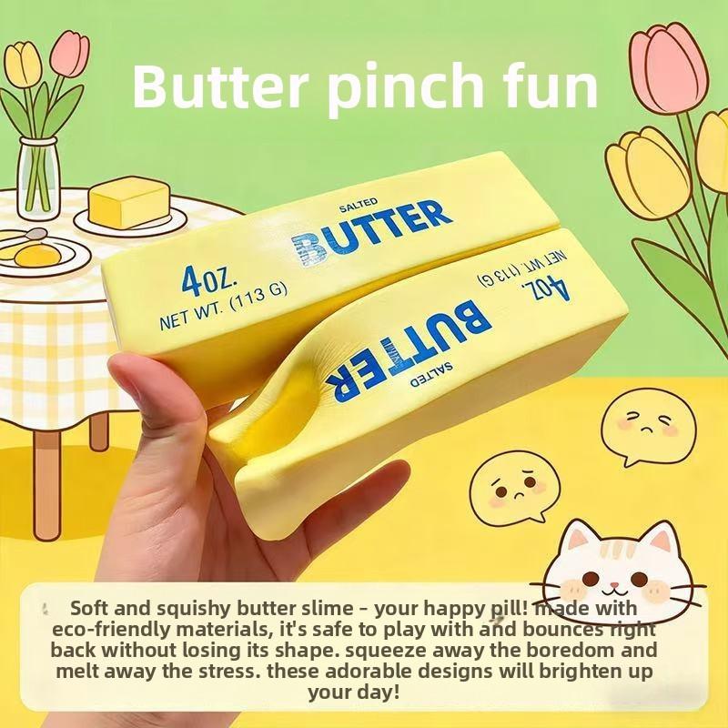 Deformable Stress Relief Toy With Soft Butter Sticks For Office And Home Use