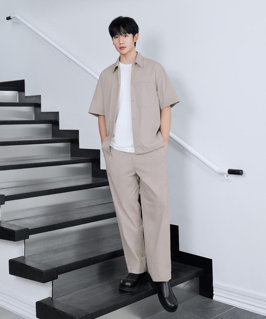 MINDBRIDGE String Oversized Short Sleeve Shirt - 3 Colors