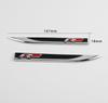 BAKB5 2025 Hot 2pcs Car Body Fender Side Wing Sticker Emblem For Volkswagen R Rline Polo T5 Golf 5 6 7 8 Passat B6 Arteon Scirocco GTD