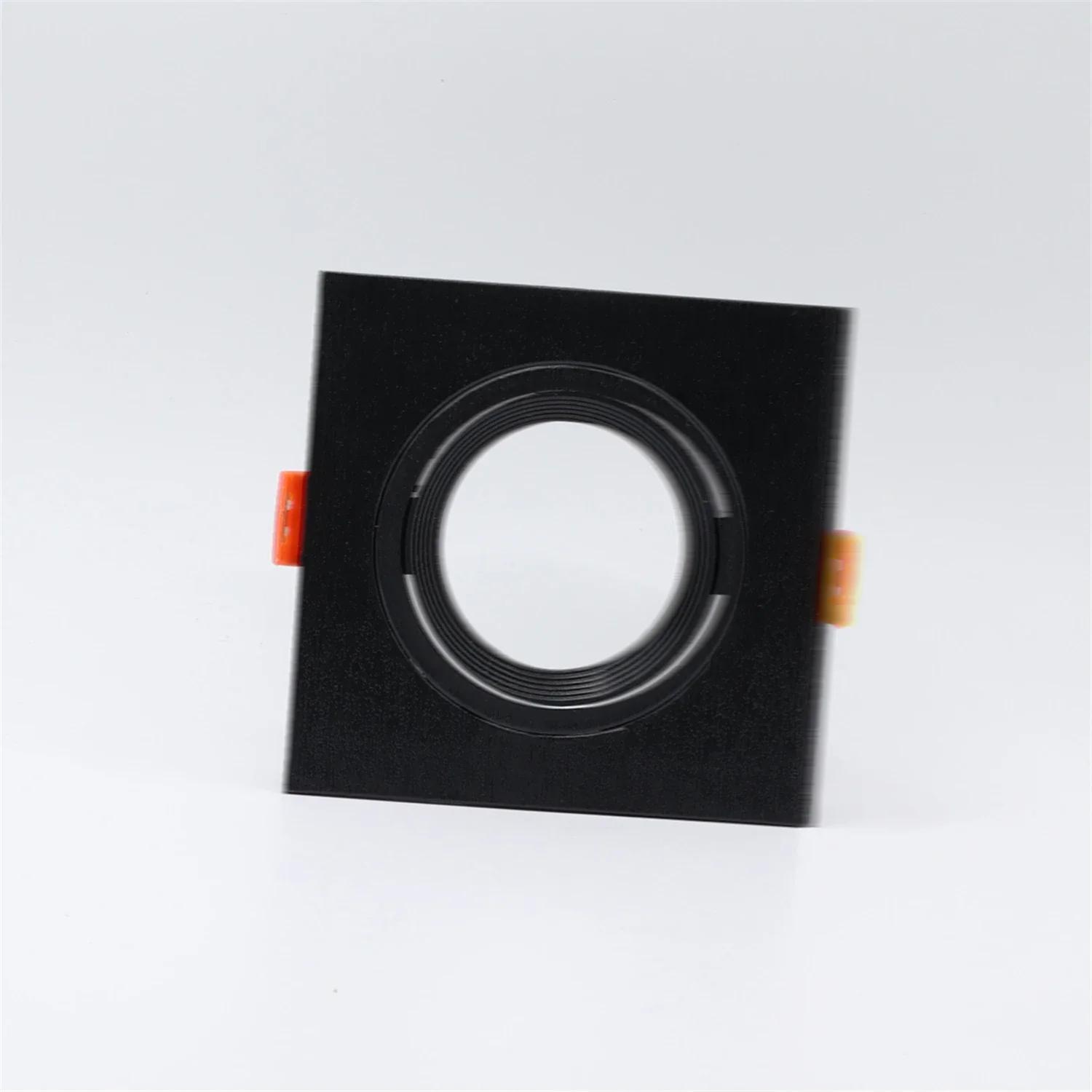 

Держатели для аксессуаров Регулируемый вырез 75 мм для лампы MR16 GU10 Черный Рамка для светодиодных даунлайтов Круглый Светильник Освещение