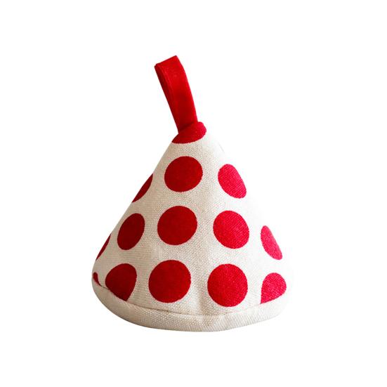 

Теплоизоляционные перчатки, нескользящие кухонные принадлежности, прочные треугольные ручки для кастрюль, термостойкие хлопковые перчатки для духовки с кольцами для подвешивания красный