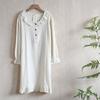 Cotton Double Gauze Nightdress Ladies Autumn Long Sleeve Dress Crepe Lace Doll Loungewear