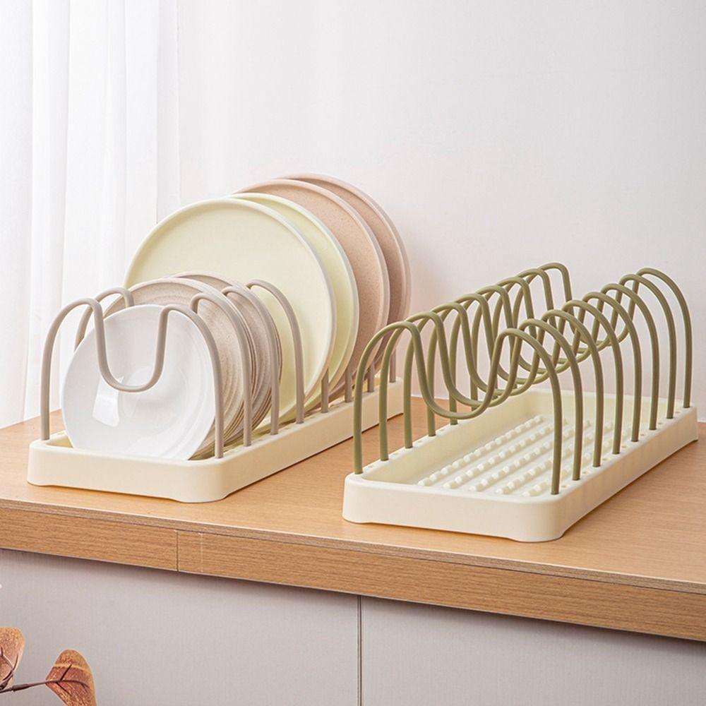 U-shaped Pot Lid Rack Adjustable Cutlery Storage Rack Multifunctional Pot Lid Holder  Kitchen