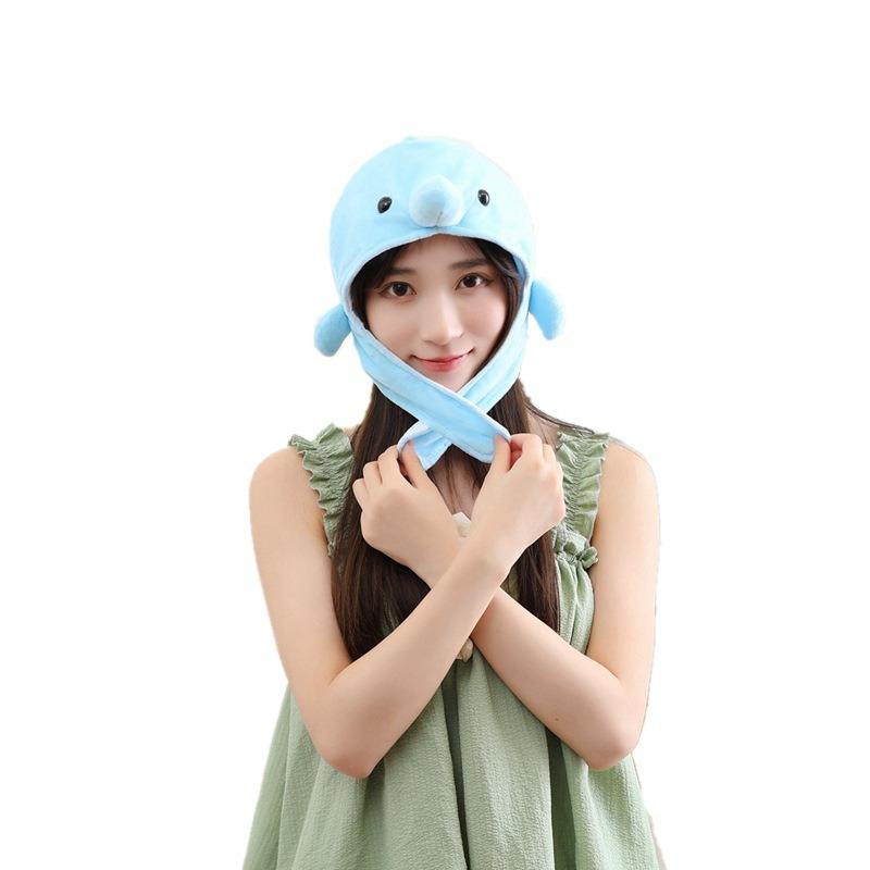 Halloween strange lawyer Yu Yingyu, short dolphin hood hat, photo props, cartoon hood
