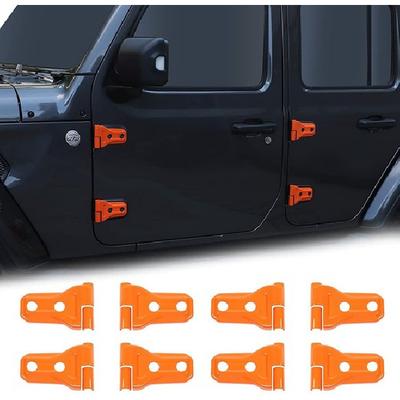 Door Hinge Covers Protector Decoration Kits For Jeep Wrangler JL JT 4 DOORS