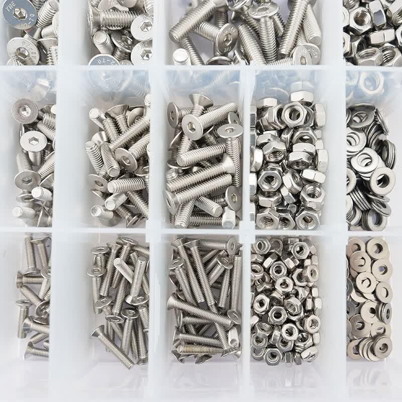 304 Stainless Steel Fastener Assortment Kit