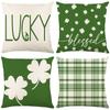 New St. Patrick's Day Pillow Cover Northern Festival Home Fabric Sofa Cushion Cover