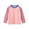 27home Children's Clothing Spring and Autumn Girls' Letter Bottoming Shirt Children's Long sleeves Shirt Top Baby Girls' Pure Cotton Clothes