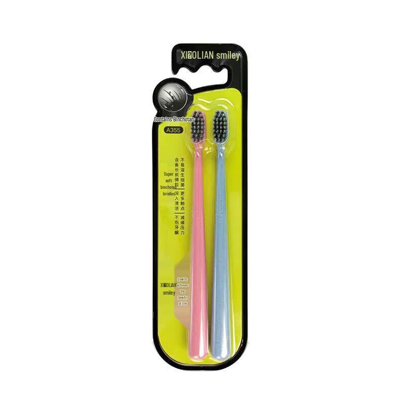 Always Smile Bincho Charcoal Ultra-Soft Toothbrush (4-Pack)