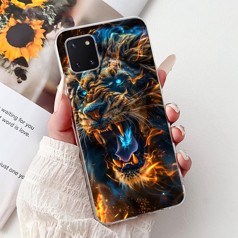 For Samsung Galaxy Note 10 Lite Case SM-N770F Luxury Love Heart Painted Cover Soft Slim Phone Case For Samsung Note10 Lite Shell